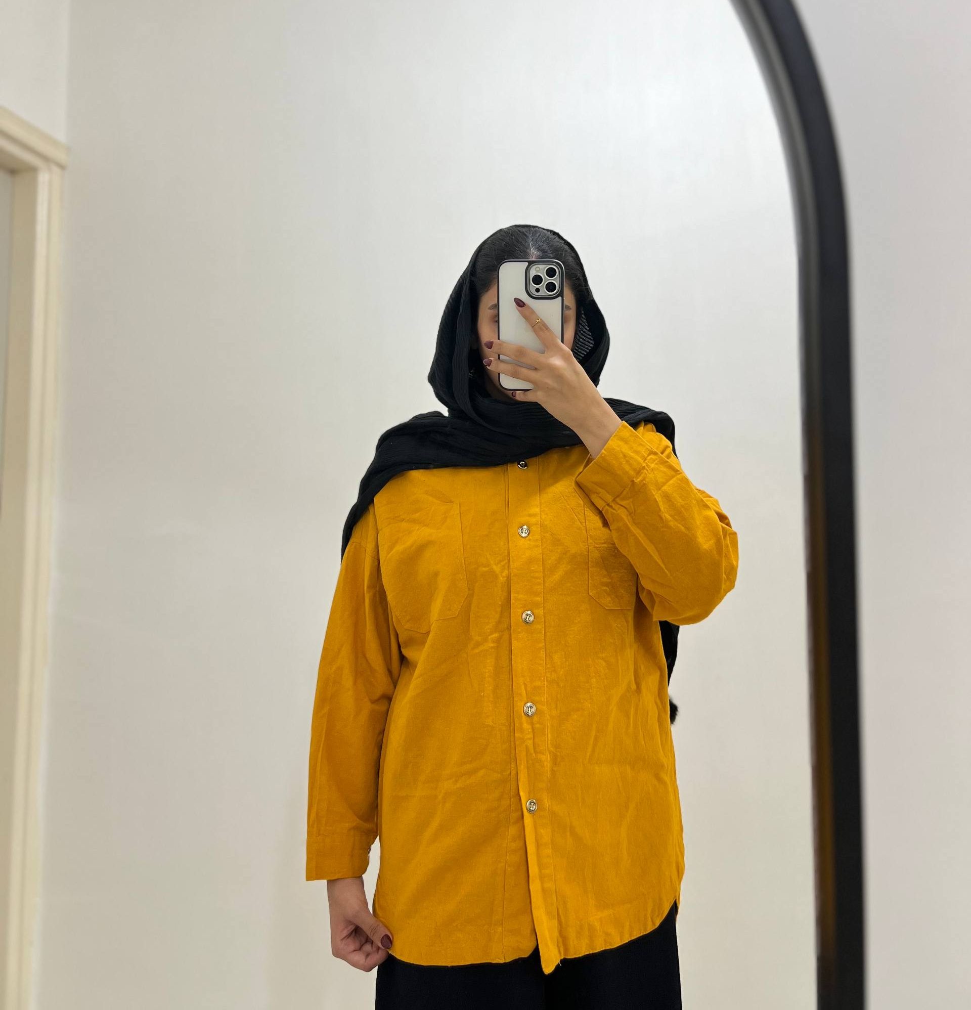 شومیز کنفی ساده آوا