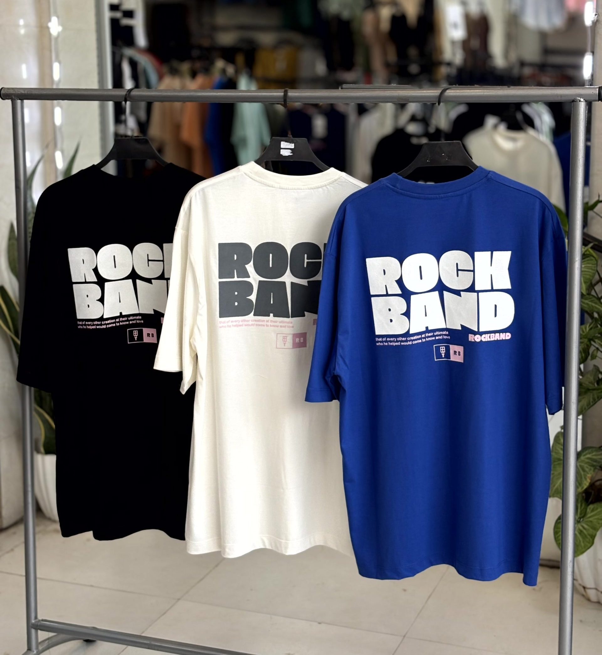 تیشرت طرح ROCK BAND