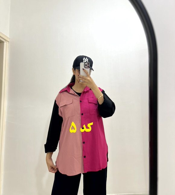 شومیز سه رنگ لینن