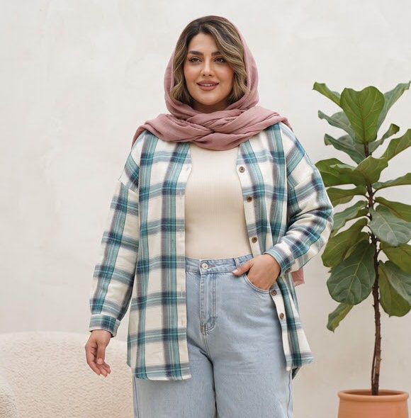 شکت چهارخونه پاییزه زنانه